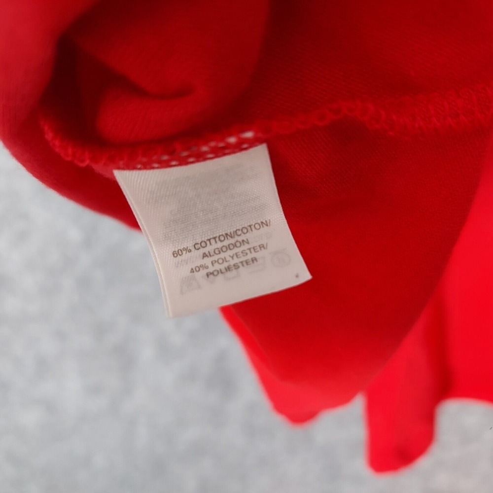 NWOT Victoria Secret Shirt S Minimalist Loose Plunge V Neck Stretch Red Casual - Picture 11 of 11